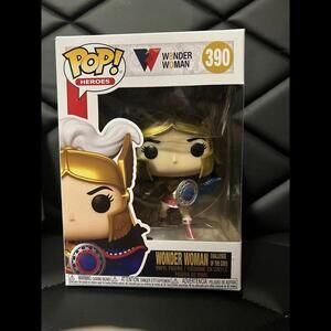 Funko Pop! :‎ DC Comics - Wonder Woman Challenge of the Gods #390 W/Protector!